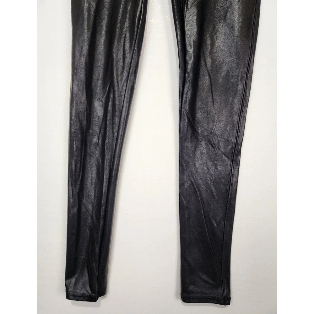 Spanx Women's Sporty Workout Black Leggins Size M - Picture 2 of 8